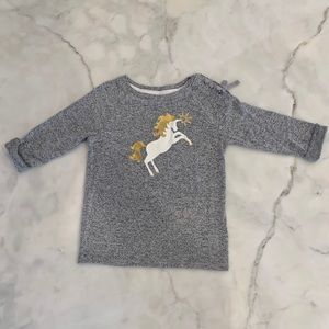 Cat & Jack Unicorn Top Sz S(6/6x)